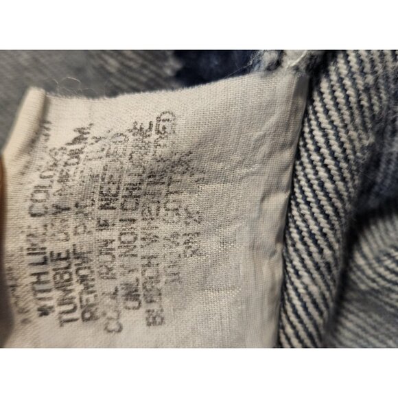 Vintage HIS Jeans Mens 36x34 Made USA 90s Acid Wash Meduim H.I.S. - Picture 12 of 12